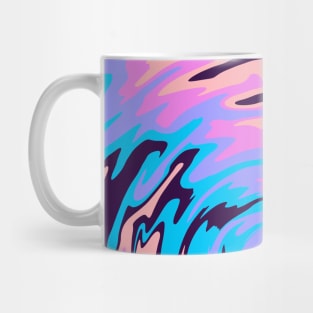 70s psychedelic Retro Swirl Color Abstract Mug